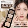 Get a Natural Bone-Like Look Easily! Four-Color Contouring and Highlighting All-In-One Palette for Shadowing, Nose Contouring, and Matte Brightening