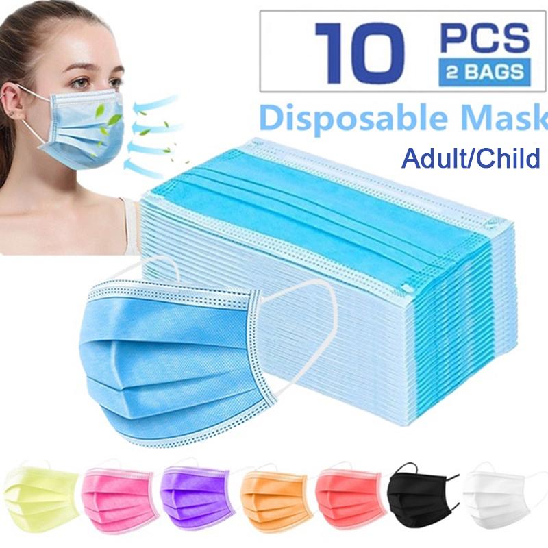 Buy Disposable Mask Adult ThreeLayer Protection Thickened 99 Meltblown