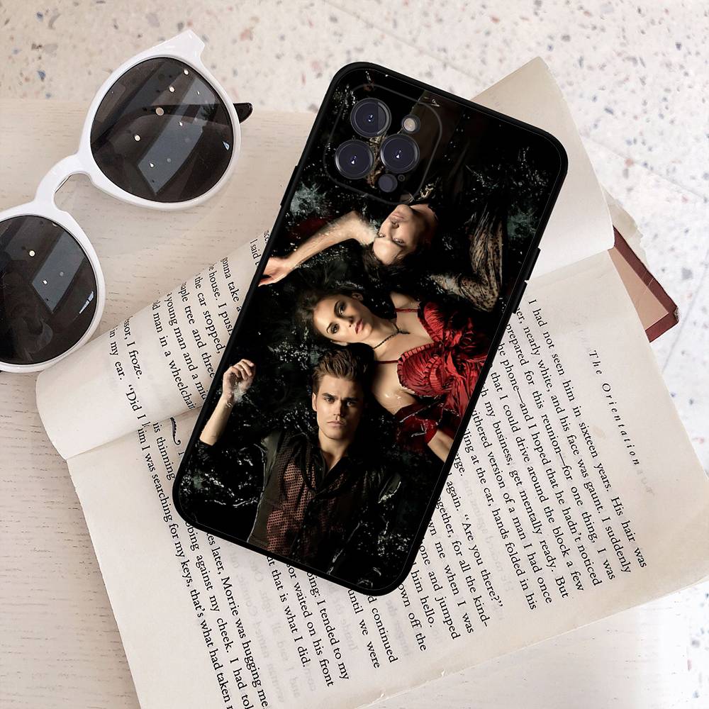 

Чехол для телефона Дневники вампира для IPhone 16 15 8 7 6 6S Plus X SE XR XS 14 11 12 13 Mini Pro Max iPhone 11