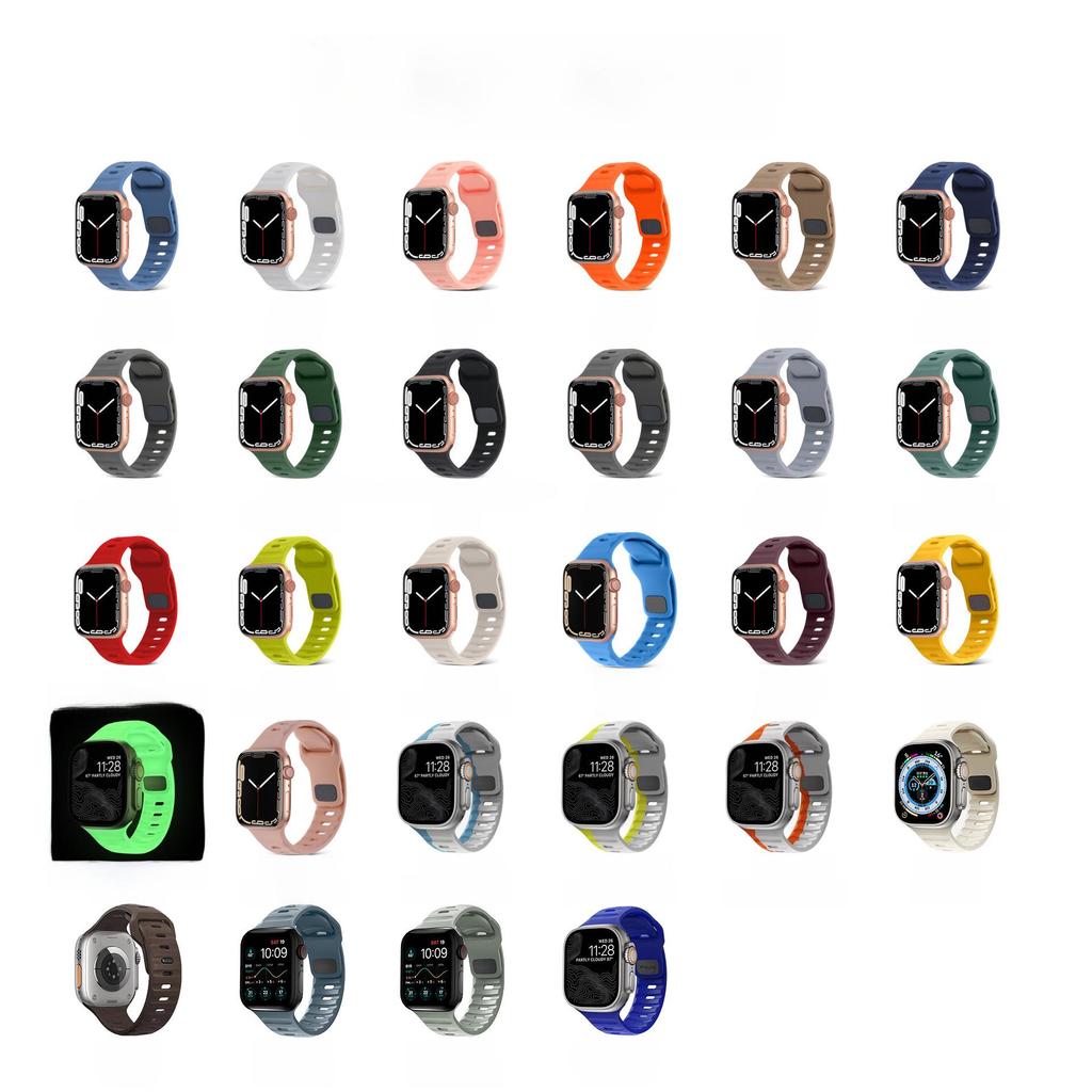 Apple Watch Silicone Straps - Single Color, Ultra Series Available