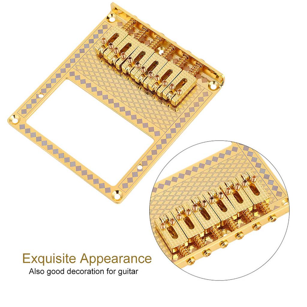 Metal Roller Saddle Bridge Humbucker Pickup Mount for TL Guitar Replacement Parts