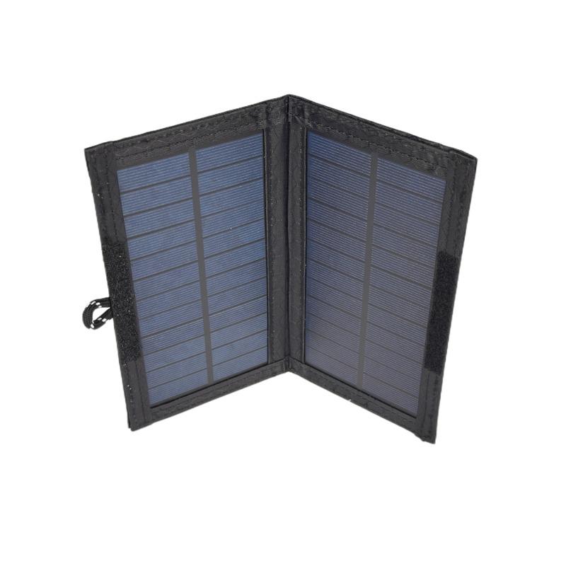 1 Stück USB Faltbares Solarpanel Tragbar Flexibel Klein Wasserdicht 5V Faltbare Solarzellen Für Handy Akkuladegerät