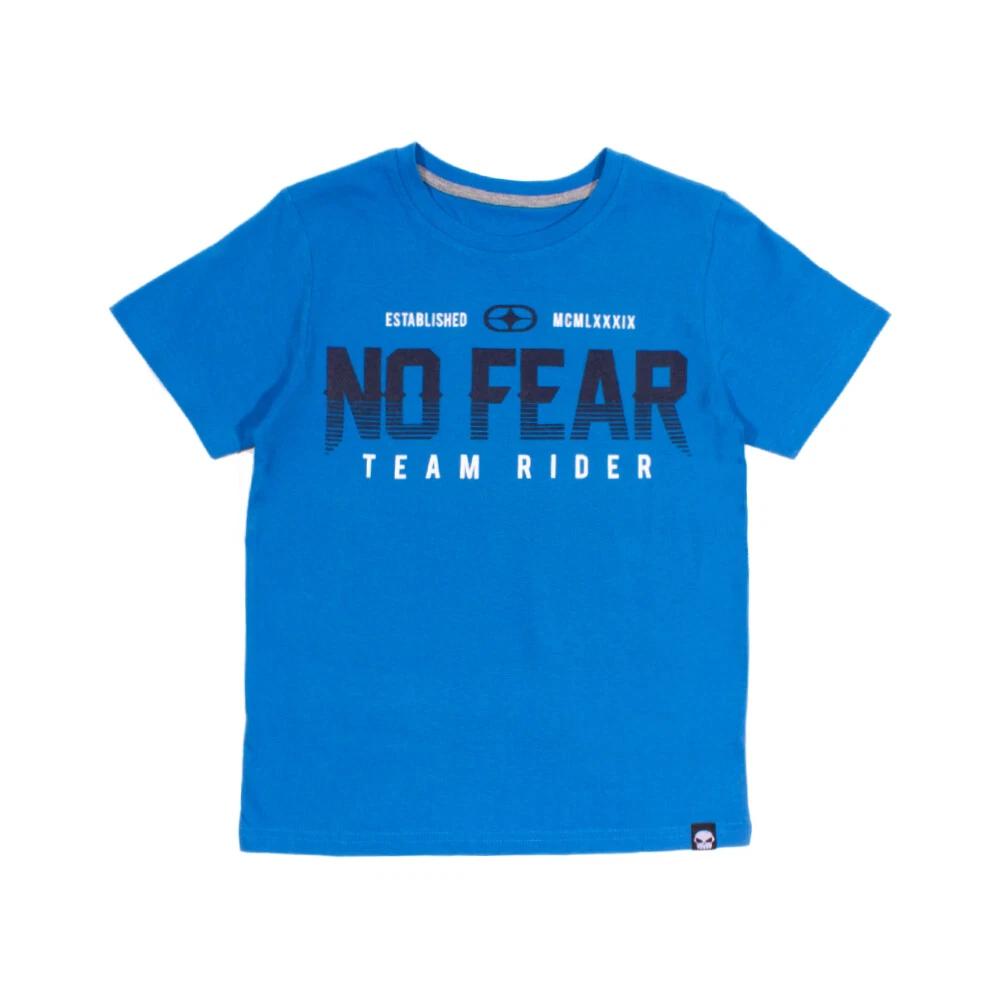 No Fear KIDS Mid Blue Team Rider T-Shirt S