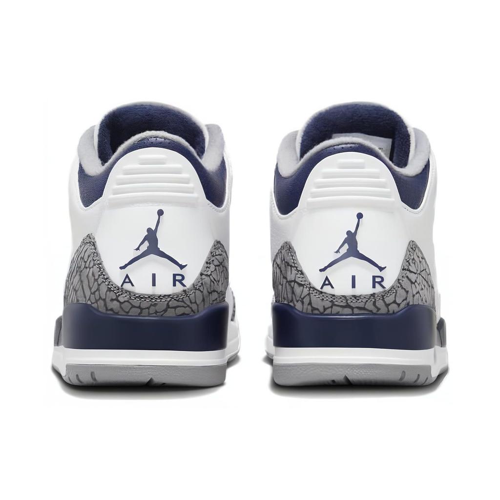 Air Jordan 3 Retro Midnight Navy Heren Sneakers Wit Cementgrijs Zwart CT8532-140
