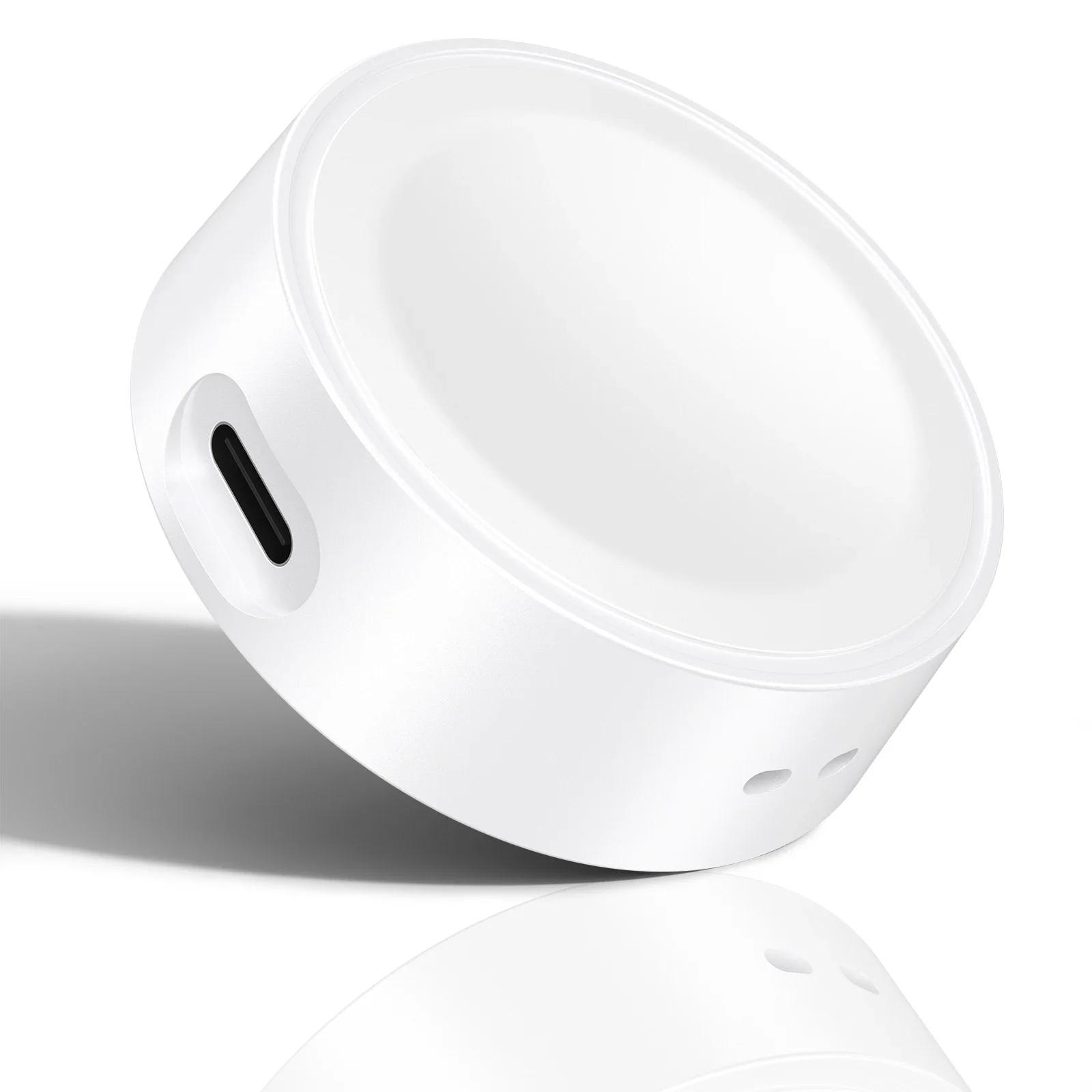 

New Portable for Samsung Watch 7 Wireless Magnetic Charger Type C Port Dock Charging for Galaxy Watch 7 6 5 4 3 Universal Ultra белый