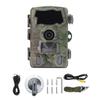 Small Trail Camera 32MP 1080P High Clear Game Camera with Night Vision 0.2s Motion Activated Video Cam for Outdoors