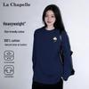 La Chapelle Women's Floral Print Cotton Long Sleeve T-Shirt