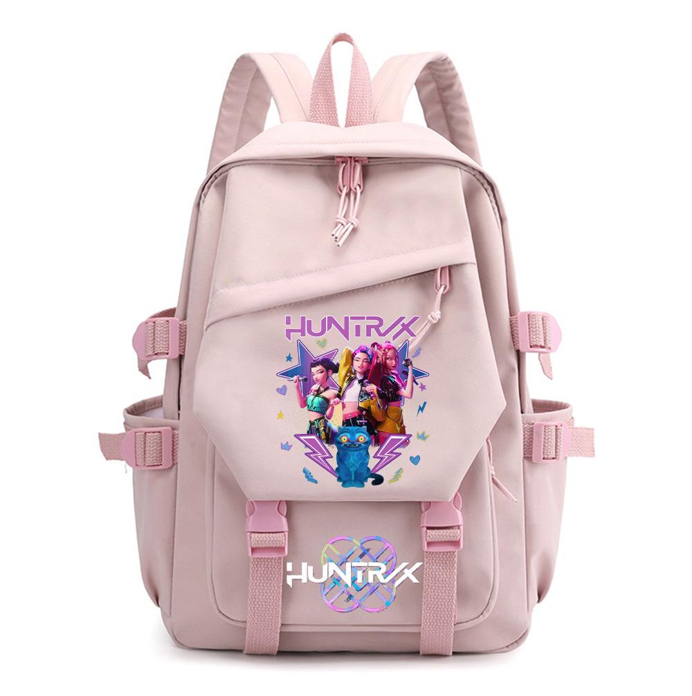 Rucsac Desene Animate Kpop Demon Hunters Imprimat pentru Adolescent Băiat Fată Ghiozdan Școlar Copii Elev Rucsac pentru Cărți Femei Geantă de Călătorie Copil Cadou Rucsac