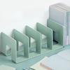 File Organizer for Desk 4 Compartments Large Magazine Manager Document Holder Thickened Bookshelf for Office Home