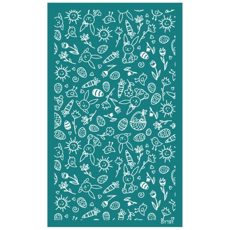 Silk Screen Stencils for Clay Earrings Making 6.3x4In Silkscreen Print Stencils