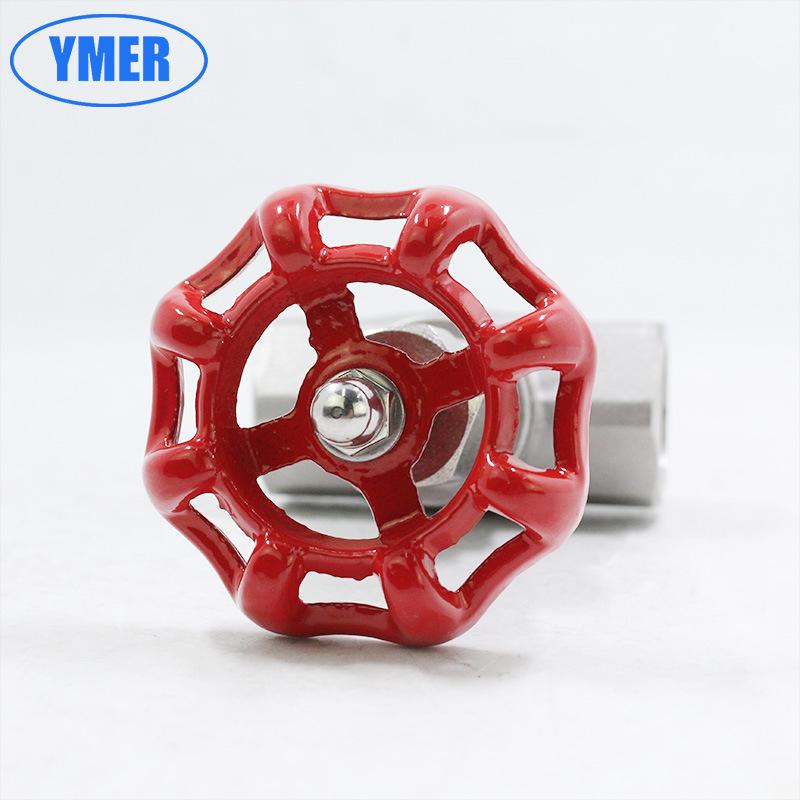 DN25 1-Inch Stainless Steel Internal Thread Manual Globe Valve