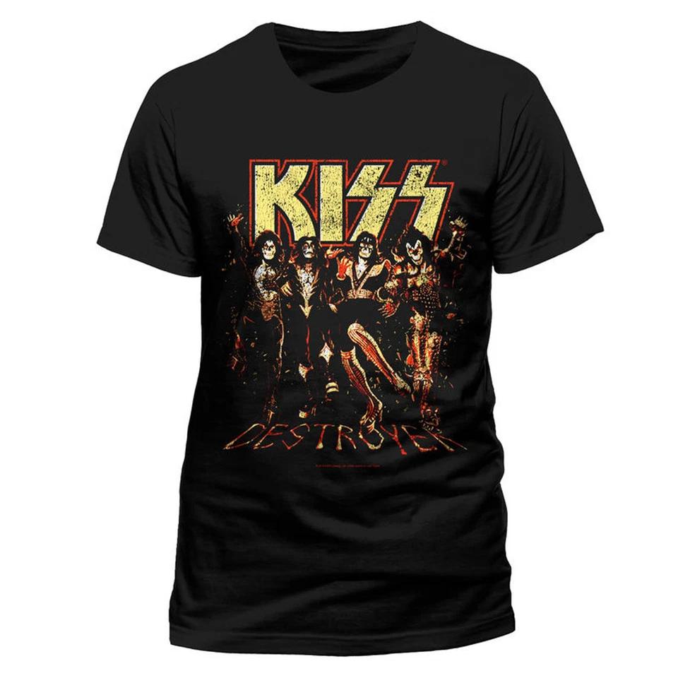 Kiss Destroyer Gene Simmons Paul Stanley Rock Official Unisex T-Shirt