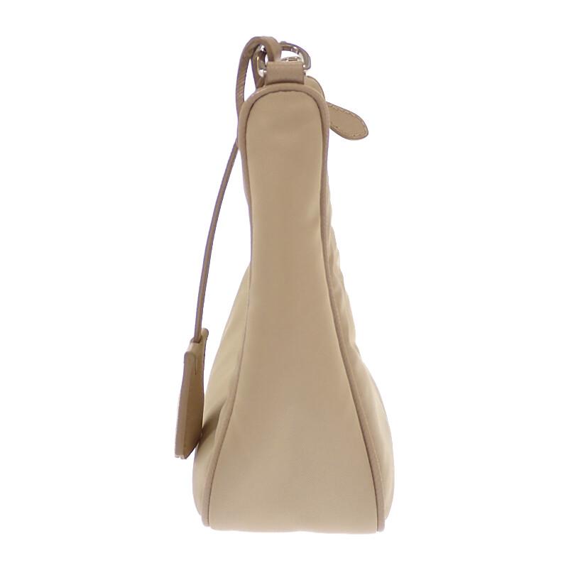 PRADA  1BH204 2WAY bag beige Nylon Women