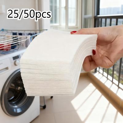 25/50 szt. Kolorowe chusteczki do prania, Chusteczki wyłapujące barwnik zapobiegające przenoszeniu kolorów i blaknięciu podczas prania mieszanych ładunków