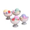 Ice Cream Scented Candle Transparent Cup Glass Container Wax Candle Cup Indoor Romantic Romantic Atmosphere