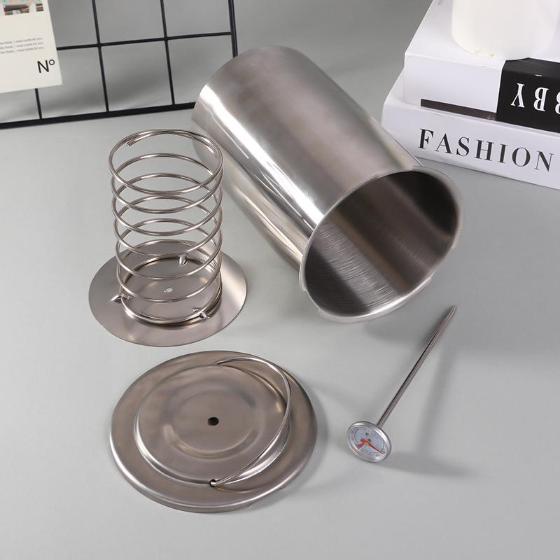 Stainless Steel Meat Steaming Pot with Thermometer Standard