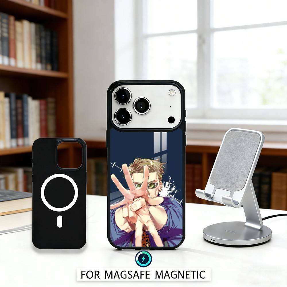 Anime K-Kento N-Nanami Phone Case For iPhone 17,16,15,14,13,12,Pro,Max For Magsafe Magnetic Wireless Charging