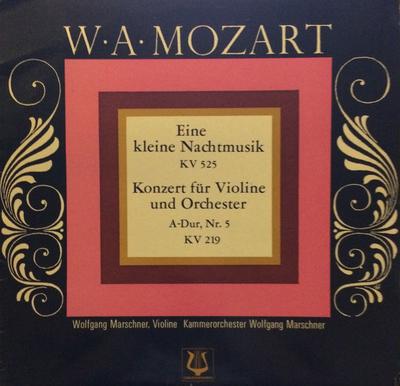 LP Record WOLFGANG AMADEUS MOZART, WOLFGANG M - Eine Kleine Nachtmusik KV 525 / Kon SCGLB75923 Christophorus Germany Classical Used