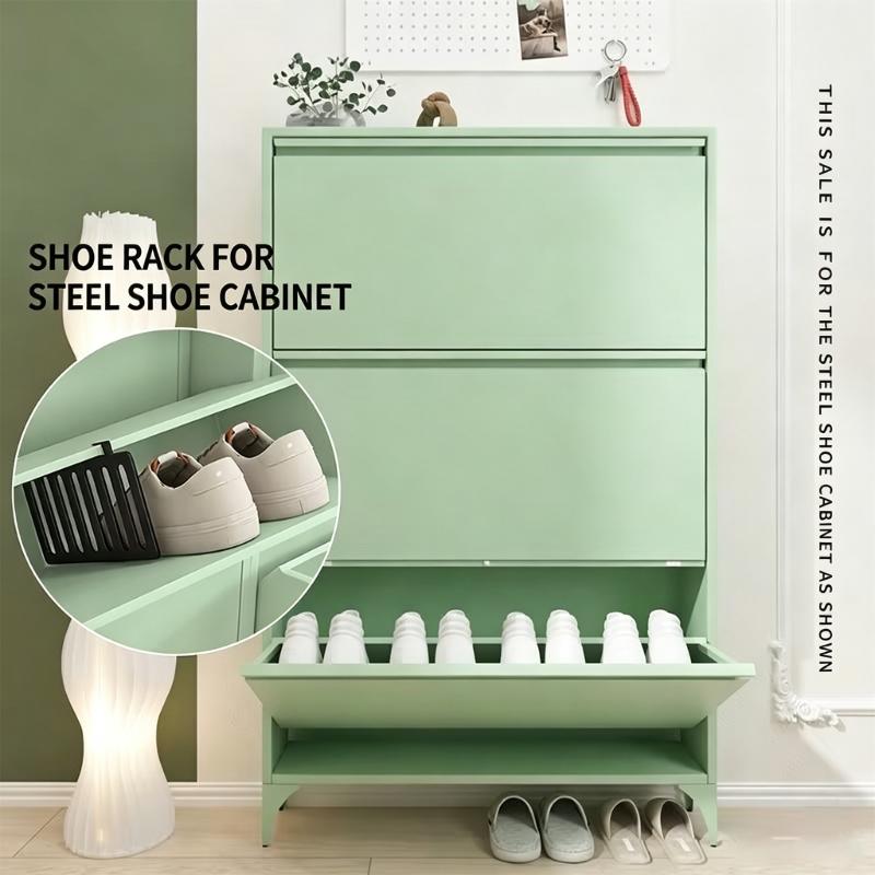 Shoe Cabinet Separator Set of 6 in Cold-Rolled Steel for Entryway Storage, Shoe Pair Sorting and Cabinet Order