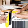 3.5"X 1" Mini Sandpaper Kit With Hook And Loop Sanding Block 71 Pcs Assorted 40/80/120/180/240/400/600 Grits For Polishing