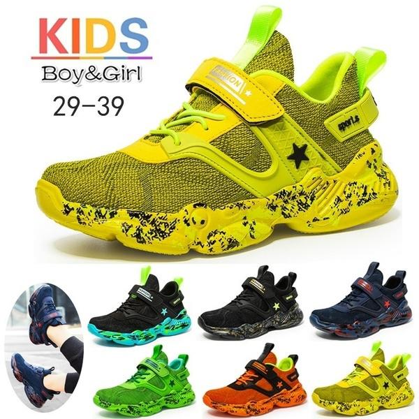 Buy Kids Shoes Boys Girls Breathable Sport Shoes Shock Absorbing