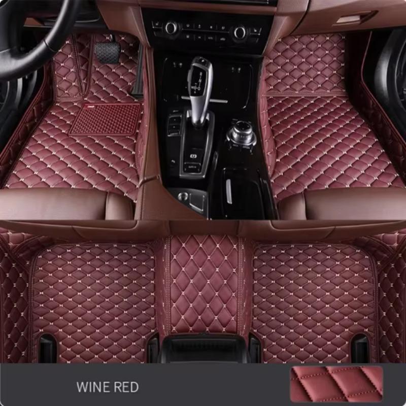 Customized Car Floor Mats For Ford Ranger 2011-2023 Years Auto Waterproof Carpets Foot Coche Accessorie Floor Liners
