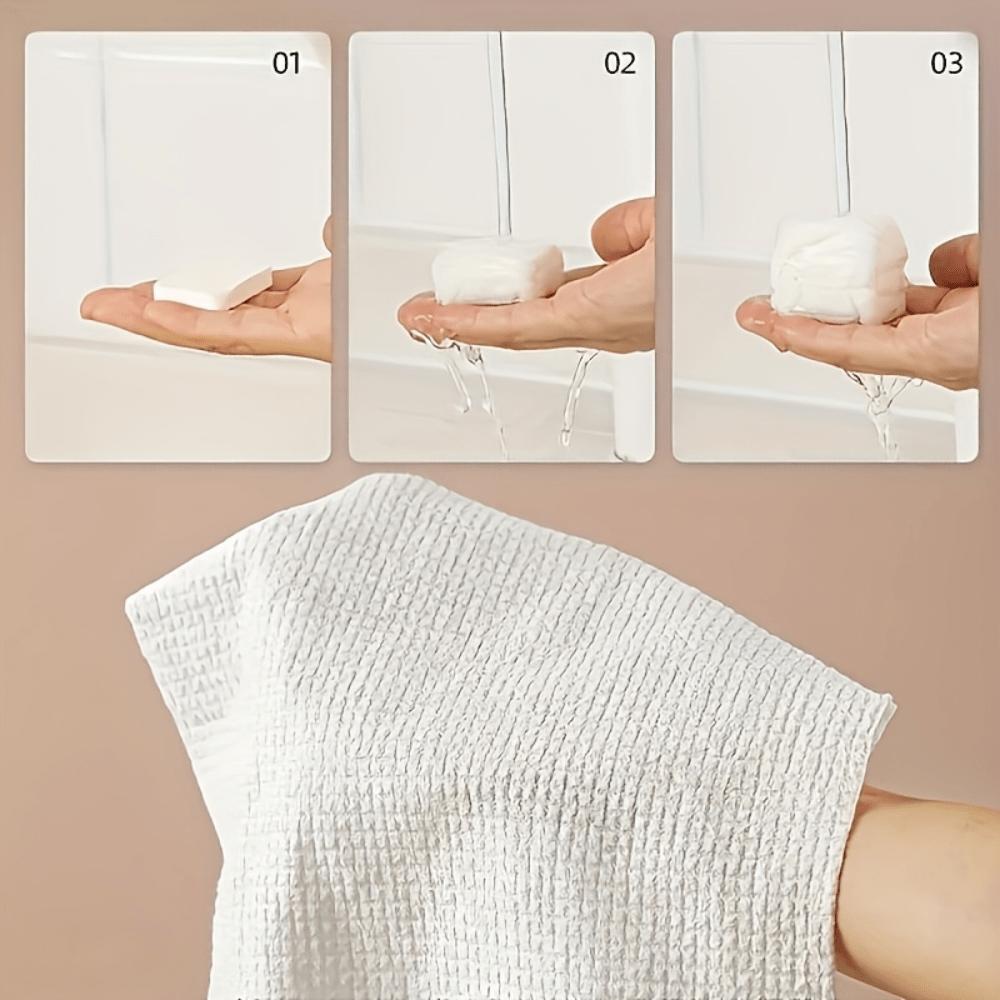7pcs/14pcs of Compressed Towels, Disposable Travel Compressed Face Towels, Portable Thickened Cleansing Wipes.