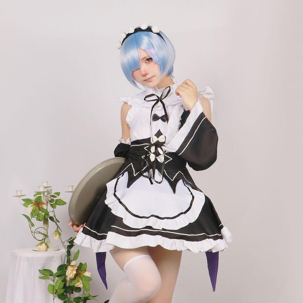 Re:Zero - Rem & Ram Cosplay Costume from Mist City