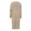 Knitted Pocket Cardigan Long Solid Color Women's Loose Coat Sweater