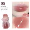 Daimanpu Clear Oxygen Mirror Lip Glaze: Watery Glass Jelly Lips in Milk Tea Shade Lip Gloss