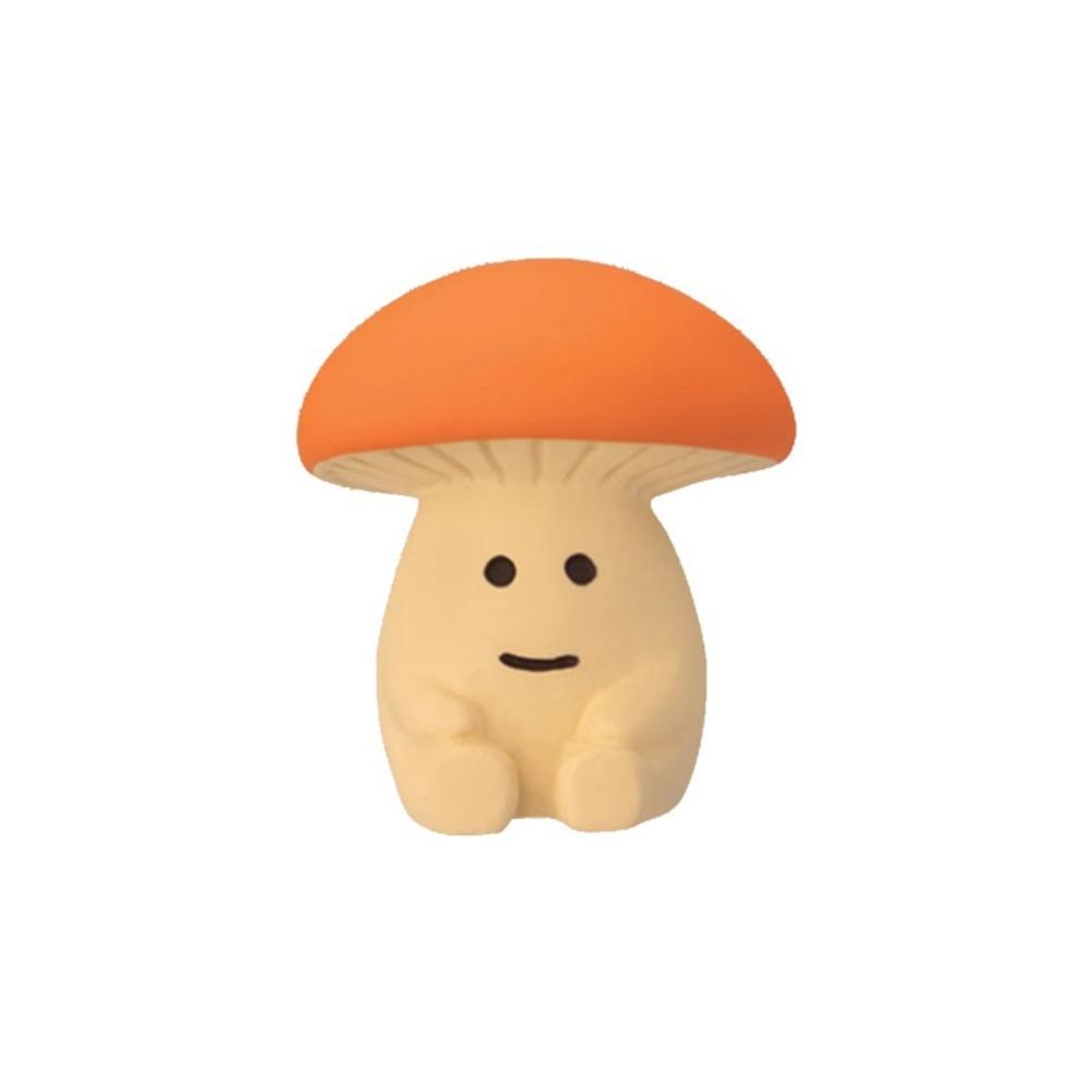 Mushroom Christmas Ornaments Miniature Resin Santa Claus Decoration  Cake Decoration