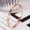 Roman Numerals Bracelet for Women Stainless Steel Jewelry Accessories Luxury Bracelet Women Fashion