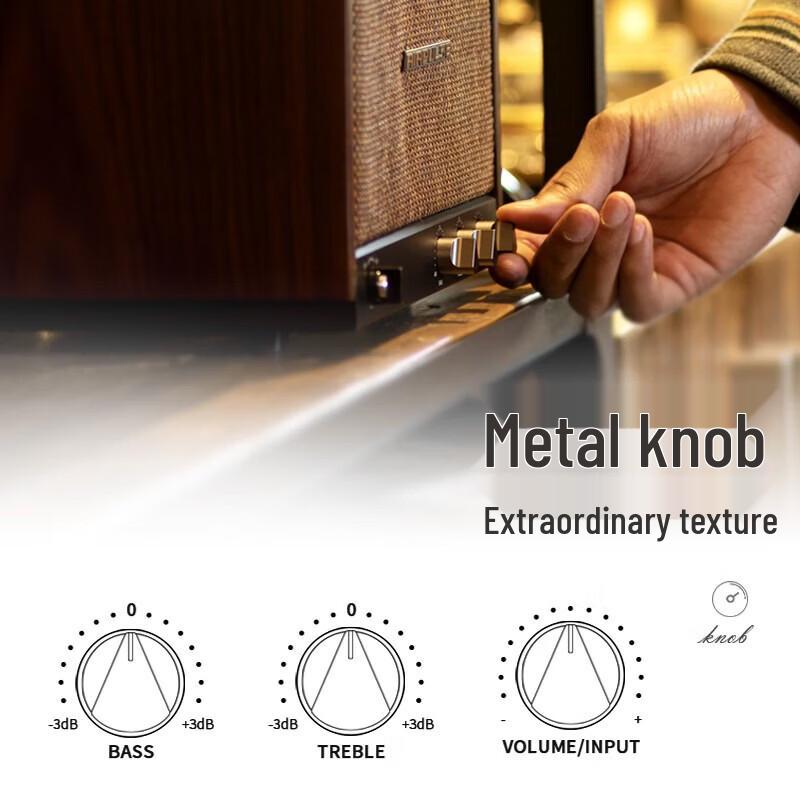 Edifier P100 High-Fidelity Retro Wireless Bluetooth Speaker CN Plug (adapter Included)