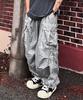 Deomail Cn Piece Dyding Ballon Pants [Grey]