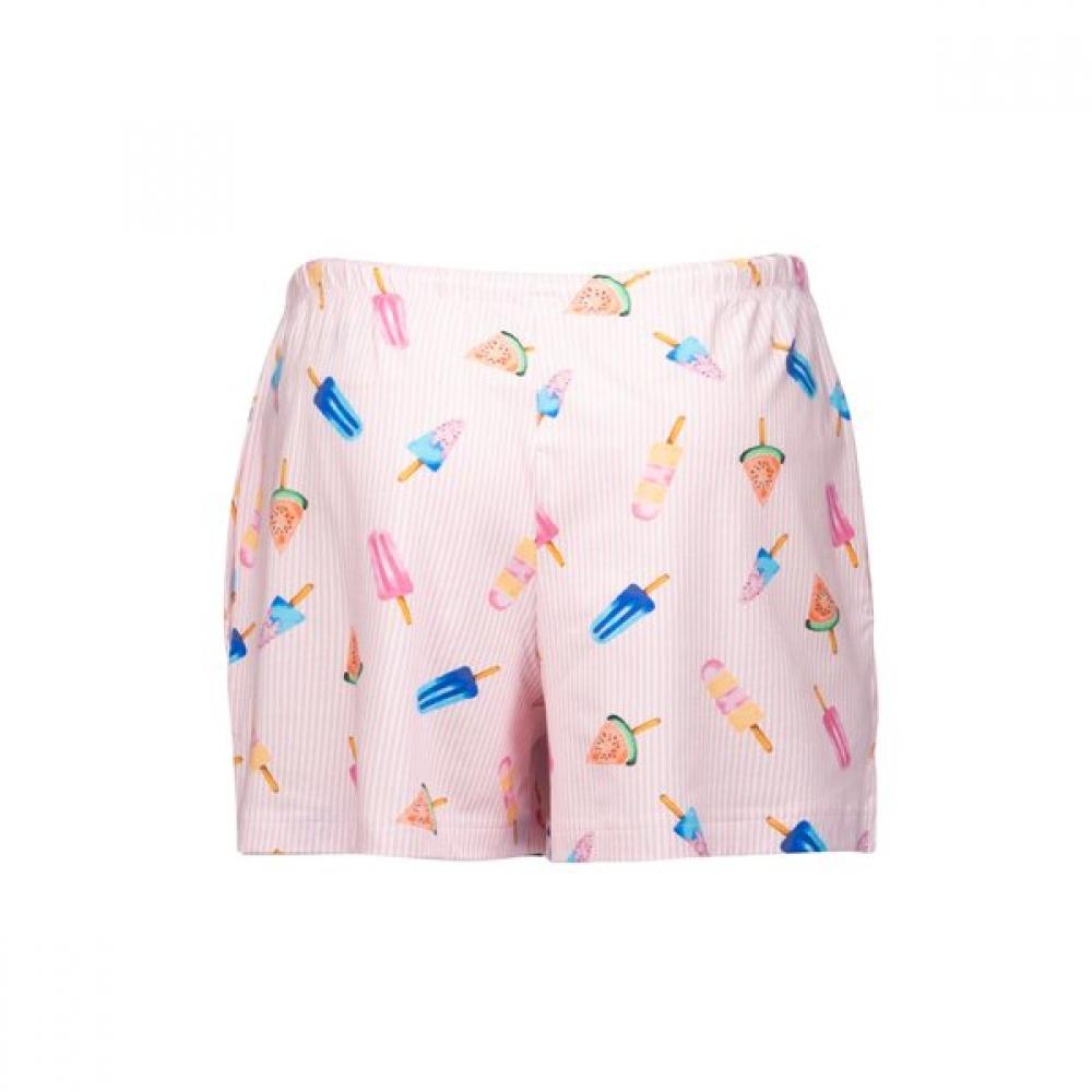 Barbara Cotton Ice Cream Print 3 4 Pants Gwp1025h