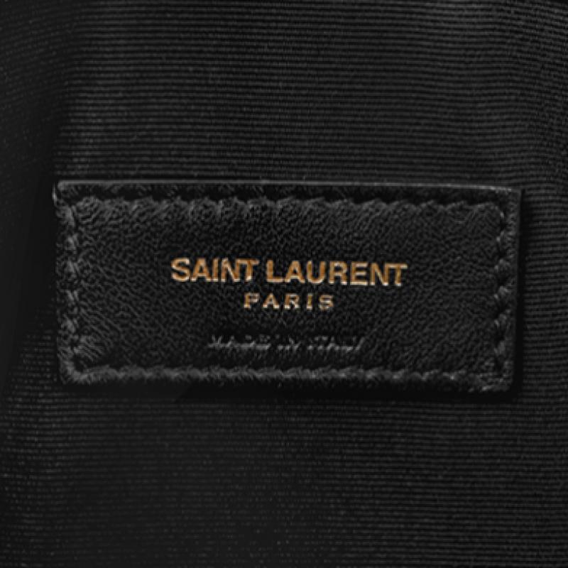 Saint Laurent Cassandra Monogram Uptown Gold Envelope Clutch Bag 565739 1gf0j