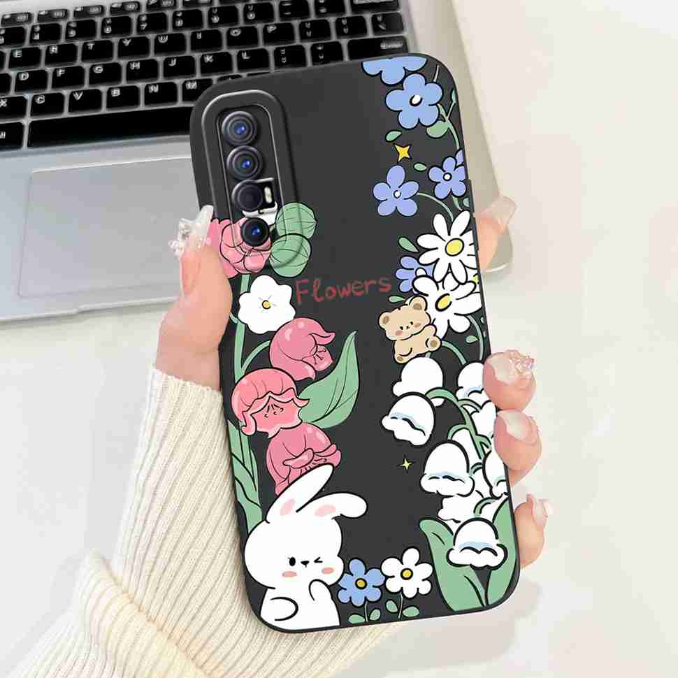 New Design Case For Oppo Reno3 Pro 5G CPH2009 Protective Silicone Soft TPU For Oppo Reno 3 Reno3 Pro 5G Phone Cover Shell Case