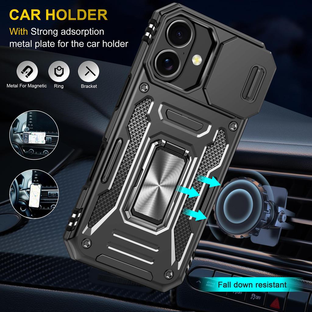 Luxury Shockproof Hybrid Rugged Hard Case Holder Phone Back Cover For Cell Phones