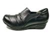 Yuriko Matsumoto Casual Town Walking Shoes, Genuine Leather (Size 23cm, Black)