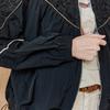 MAXZA Lace Color Block String Zip Up Jumper Zd05qj007on