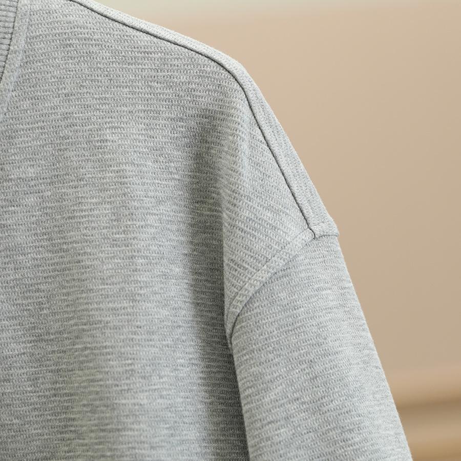 Zhang Natting Brand Striped Loose-Fit Slimming Sweatshirt Jacket - Autumn Collection