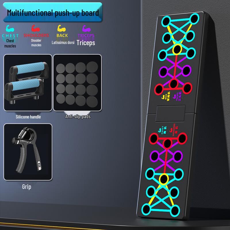 Multifunctional Push-up & Sit-up Bar: Abdominal & Chest Muscle Trainer