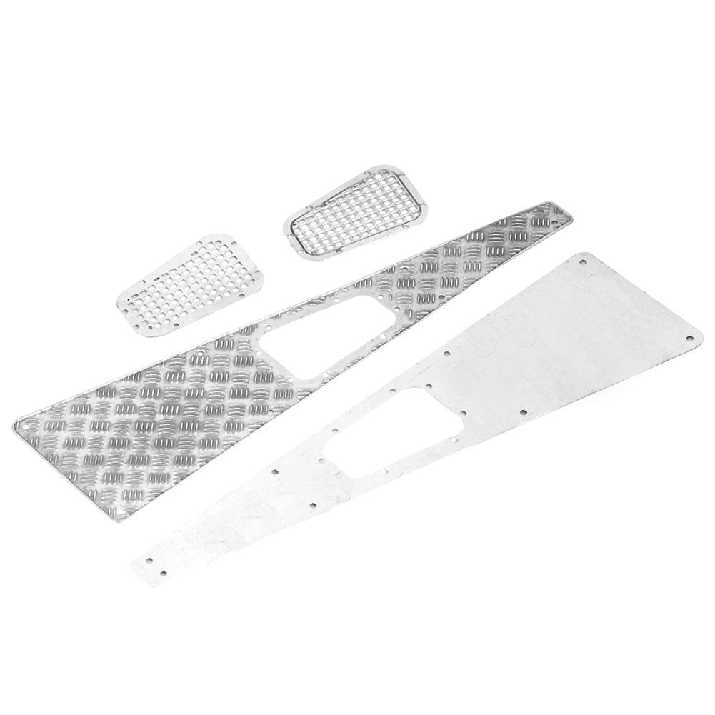 Metal Anti skid Plate Intake Grille RC Upgrade Part for Traxxas TRX4 1:10 RC Car Crawler