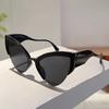 Oversized Cat Eye Sunglasses Women Stylish Butterfly Shaped Gradient Shades Ins Trendy Luxury Brand Design Sun Glasses