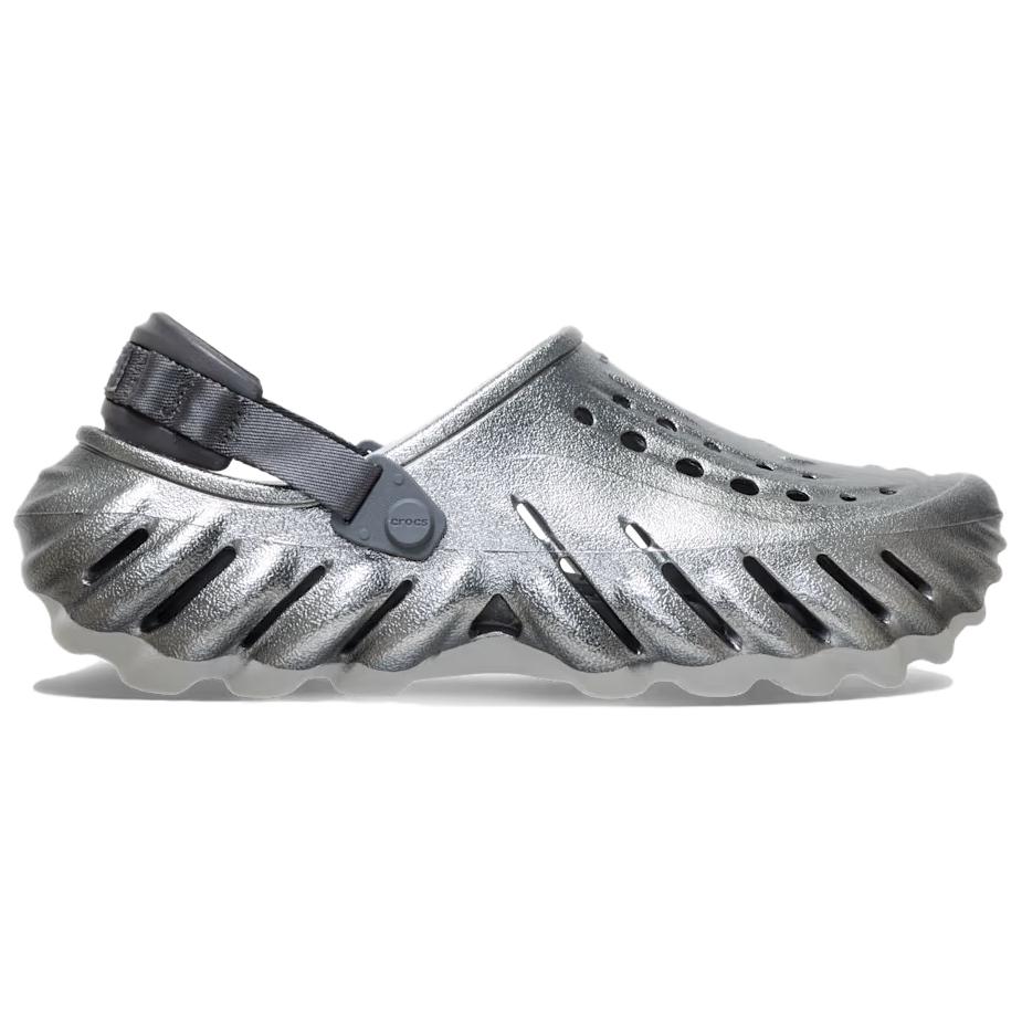Crocs Echo Clog Clogs Unisex Silver 214109-1FS
