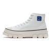 Li Ning CF Flow Trendy Casual Durable High-Top Sports Shoes Unisex Sneakers Milk-Gray AGCS206-1