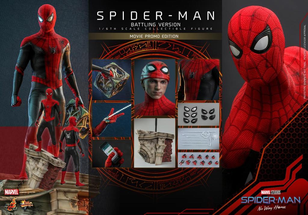 [Movie Masterpiece] Spider-Man: No Way Home 1/6 Scale Figure Spider-Man (Battle Version) [Promo Edition]