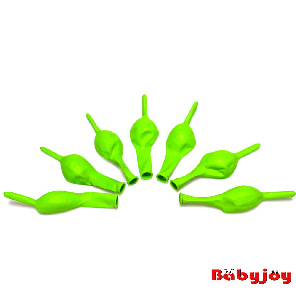 factory direct high quality 12 inch 3.8g lawn-green tail balloon, easy to connect 10 inch зелёный