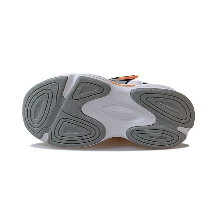 LiNing Kids  Shock Absorbing Non-Slip Wear-Resistant Sports Casual Shoes Kids Shoes Gray Blue YKNR044-17