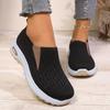 2025Women Walking Shoes Air Cushion Non Slip Orthopedic Shoes Ladies Platform Mules Breathable Wedge Female Sneakers